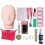 17Pcs Eyelash Extension Makeup Practice Mannequin Training Head Lash Starter Kit 3