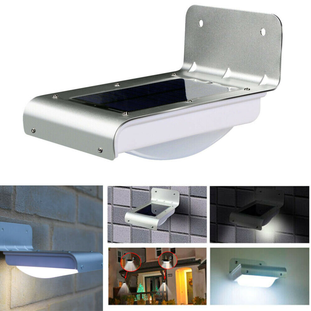 Solar LED Wall Light Motion Sensor Outdoor Garden Yard Path Security Night Light