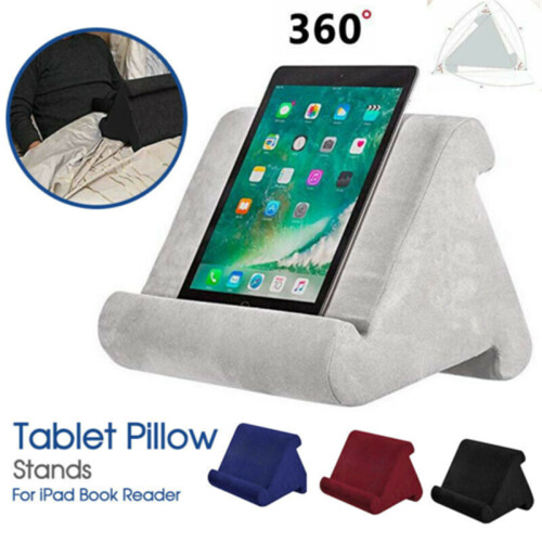 (Sky Blue) Tablet Stand Pillow Holder & Mobile Phone Holder 1