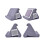 (Grey) Tablet Stand Pillow Holder & Mobile Phone Holder 1