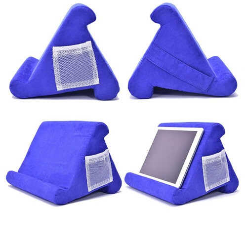 (Sky Blue) Tablet Stand Pillow Holder & Mobile Phone Holder