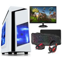 (F3 White Case, Gt710) Gaming PC FullSetup Core i5 16GB RAM 1TB GTX1050Ti - Refurbished