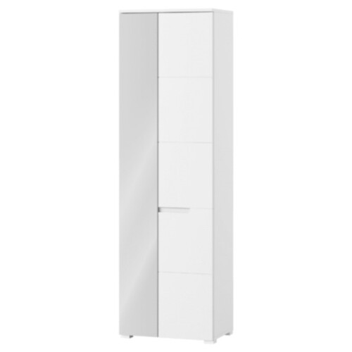 Cellini White Gloss Shallow Narrow Slim Wardrobe S22 Cellini Shallow