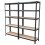 1.5M Black Metal Shelving Unit 5