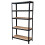 1.5M Black Metal Shelving Unit 1