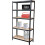 1.5M Black Metal Shelving Unit 4