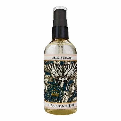 Kew Gardens Jasmine Peach Hand Sanitiser 100ml Bottle