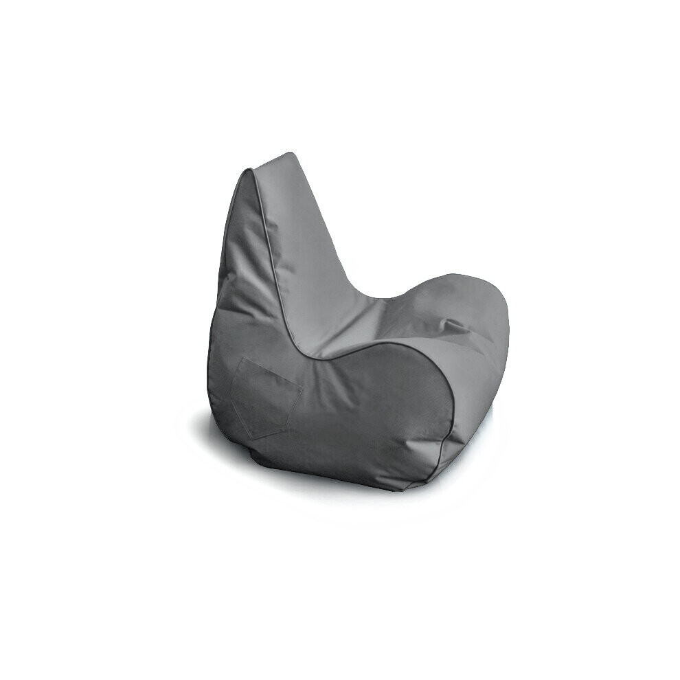 (Grey) Bonkers New Gamer Bean Bag Chair