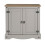 Mercers Furniture Corona Grey Wax 2 Door Cupboard  Sideboard Solid Pine Furniture 2