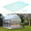 Living And Home Polycarbonate 4mm Sheets Greenhouse Replacement Clear Twinwall Panel Pack of 14 3