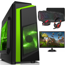 (F3 Green Case, GTX1650) Gaming PC FullSetup Core i5 16GB RAM 1TB GTX1050Ti - Refurbished