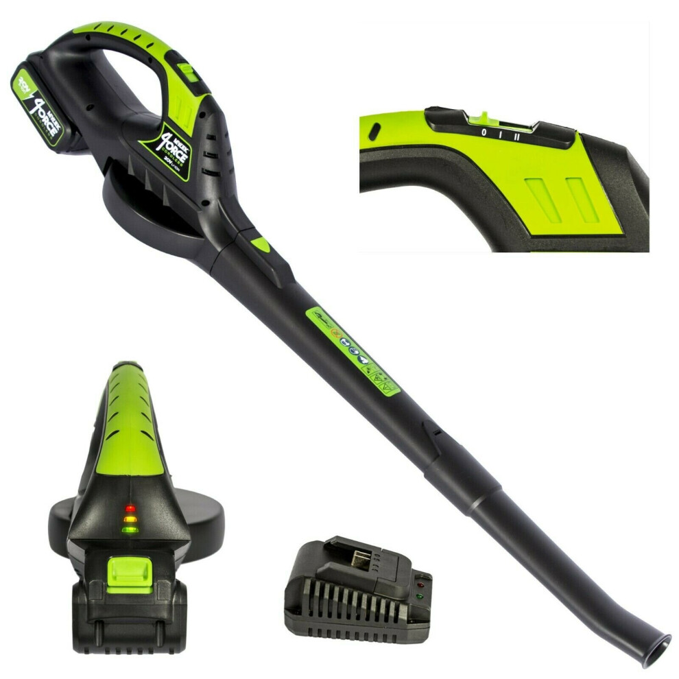 Mylek 4Orce 20V Cordless Leaf Blower Li-Ion Battery & Fast Charger