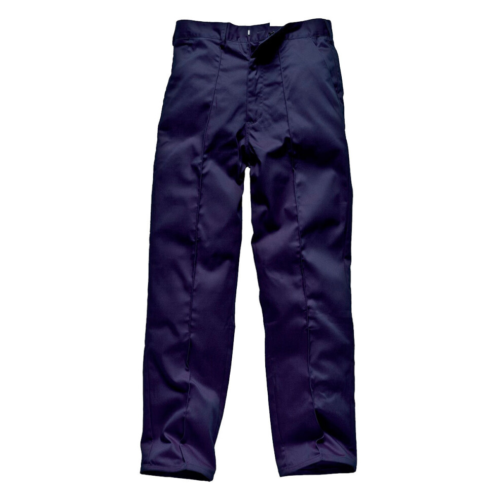 (Navy Blue) DICKIES Redhawk WD864 Mens Work Trousers Casual Size 28 (Tall)