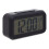 Premier Housewares Black Lcd Digital Clock Rectangular Shape 2