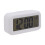 Premier Housewares White Lcd Digital Clock Rectangular Shape 1