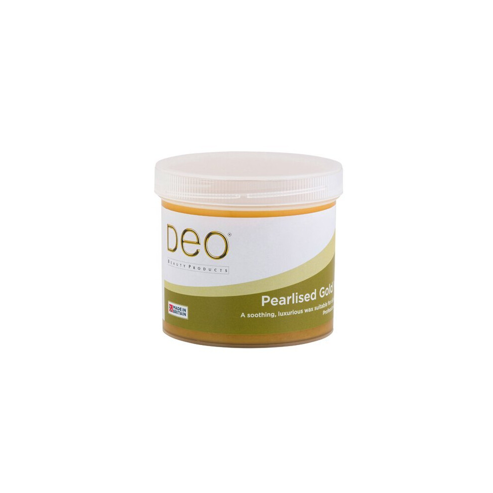 Deo Gold Pearlised Wax Lotion Premium Waxing 425G Pot