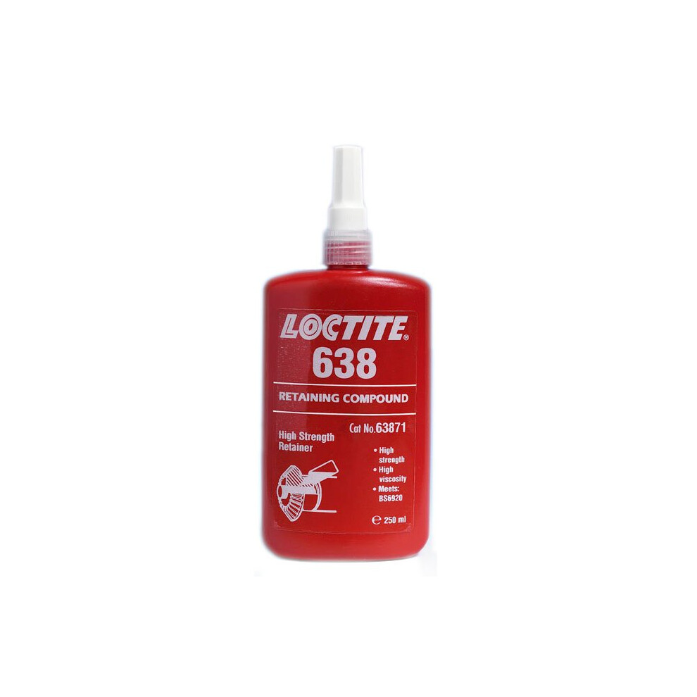 Loctite 638 High Strength Fast Cure 250ml