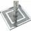 CRUSHED DIAMOND SILVER CRYSTAL FILLED KITCHEN ROLL HOLDER TISSUE 3