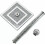 CRUSHED DIAMOND SILVER CRYSTAL FILLED KITCHEN ROLL HOLDER TISSUE 2