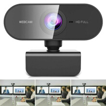 For Windows Mac PC Laptop Full HD Webcam with Microphone Videoconference Camera