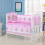 (pink micky) Infant Bedding Set- Cotton Crib Bumpers 4