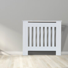 White Radiator Cover Grill Shelf Cabinet MDF Wood Furniture Popular