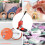 Costway Badge Maker Machine Making Pin Button Badges Punch Press 3