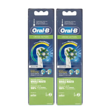 Oral-B CrossAction Replacement Toothbrush Heads Pack of 4