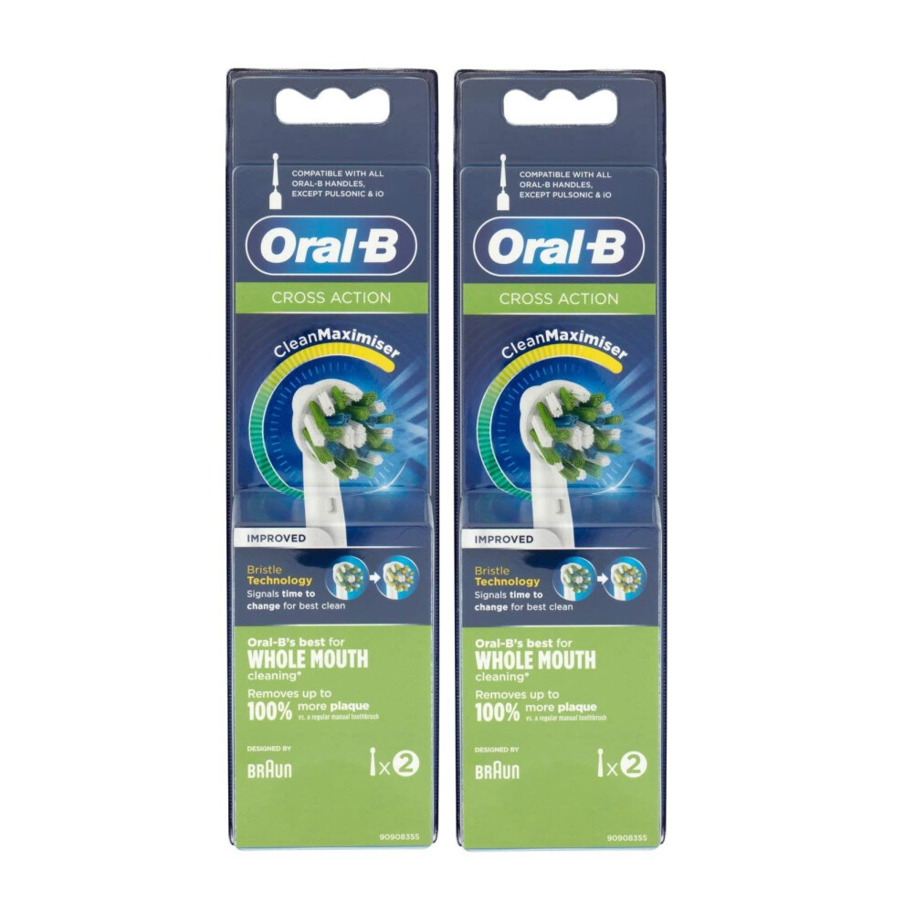 Replacement Head Cross Action Oral-B Cross Action 2 Units