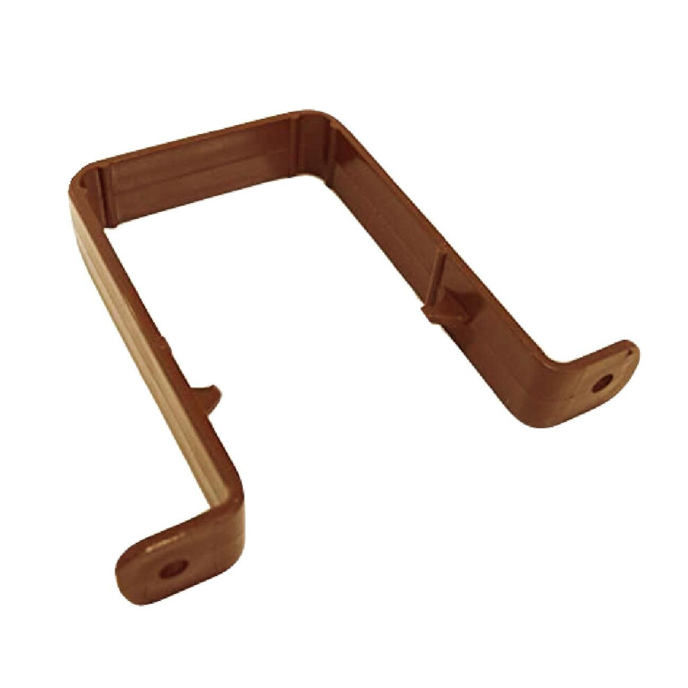 10 x Caramel Square 65mm Downpipe Brackets, Freeflow Water Systems