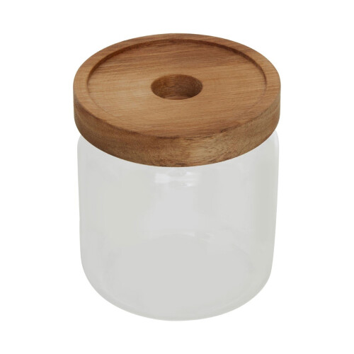 Premier Housewares Freska 500Ml Glass Jar Practical Storage Solution