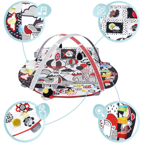 Kinderkraft 4SMART Tappeto da gioco Funzione parco 1