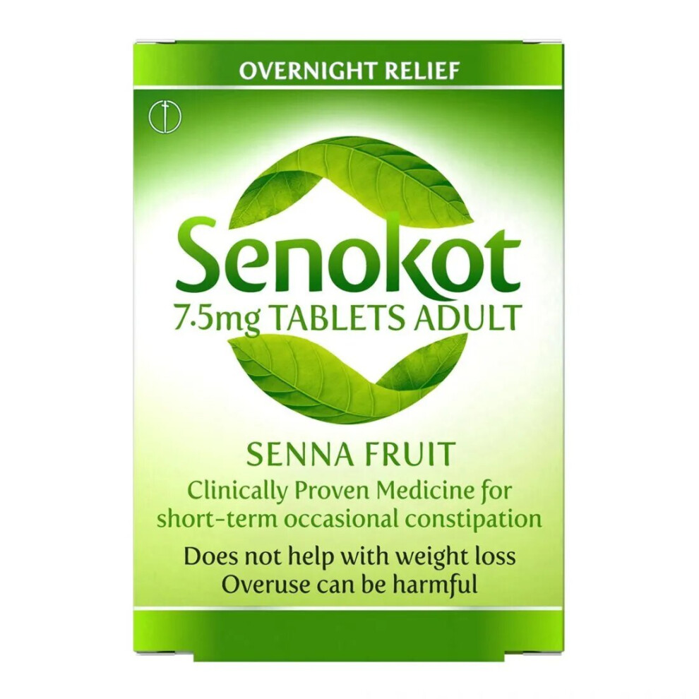 Senokot 7.5Mg Tablets Adult Senna Fruit 20 Tablets