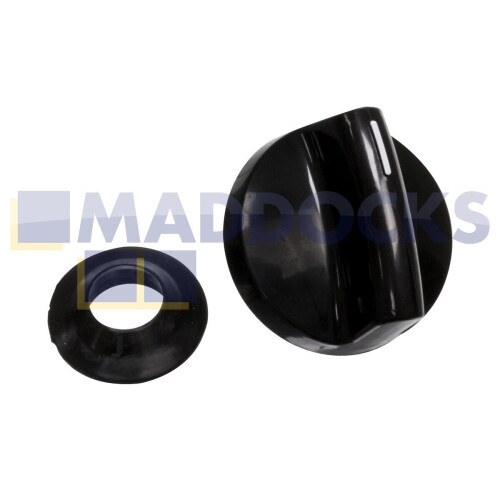 COMPATIBLE MIELE KM3 KM5 BLACK COOKER CONTROL KNOB 14-ML-05C