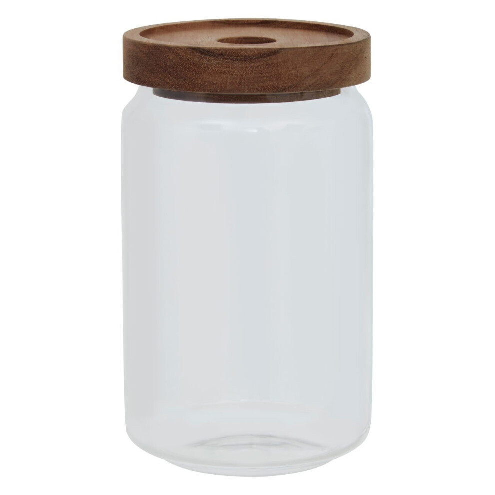 Premier Housewares Freska 800Ml Glass Jar Airtight Silicone Seal