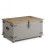 Mercers Furniture Corona Grey Wax Blanket Box Solid Wood Pine Bedroom Furniture 2