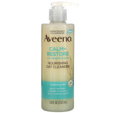 Aveeno Calm + Restore Reinigungscreme mit Hafer für empfindliche Haut, milde milchige Reinigung