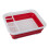 Premier Housewares Red White Collapsible Dish Rack Kitchen Storage 1