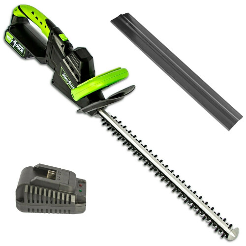 Mylek 4orce 20v Cordless Hedge Trimmer Li-ion Battery & Fast Charger
