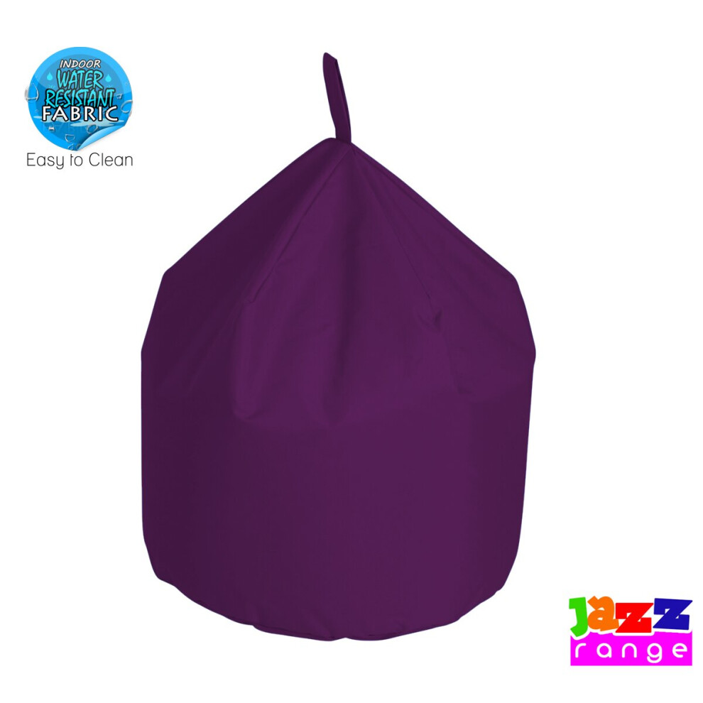 (Purple) Bonkers Jazz Chino Water Resistant Bean Bag Chair