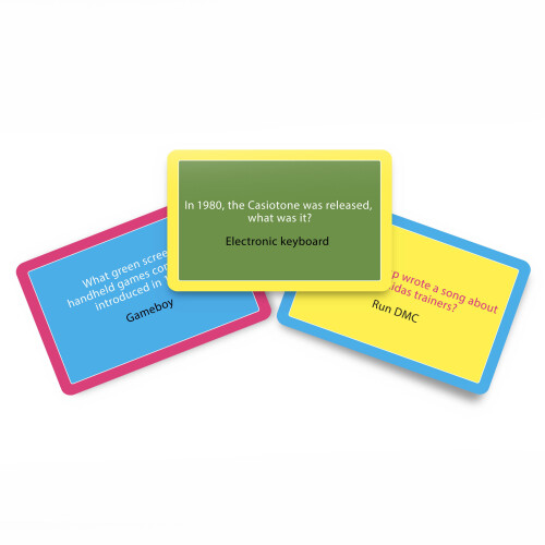 Gift Republic Awesome 80's Trivia 100 Questions Quiz Game 1
