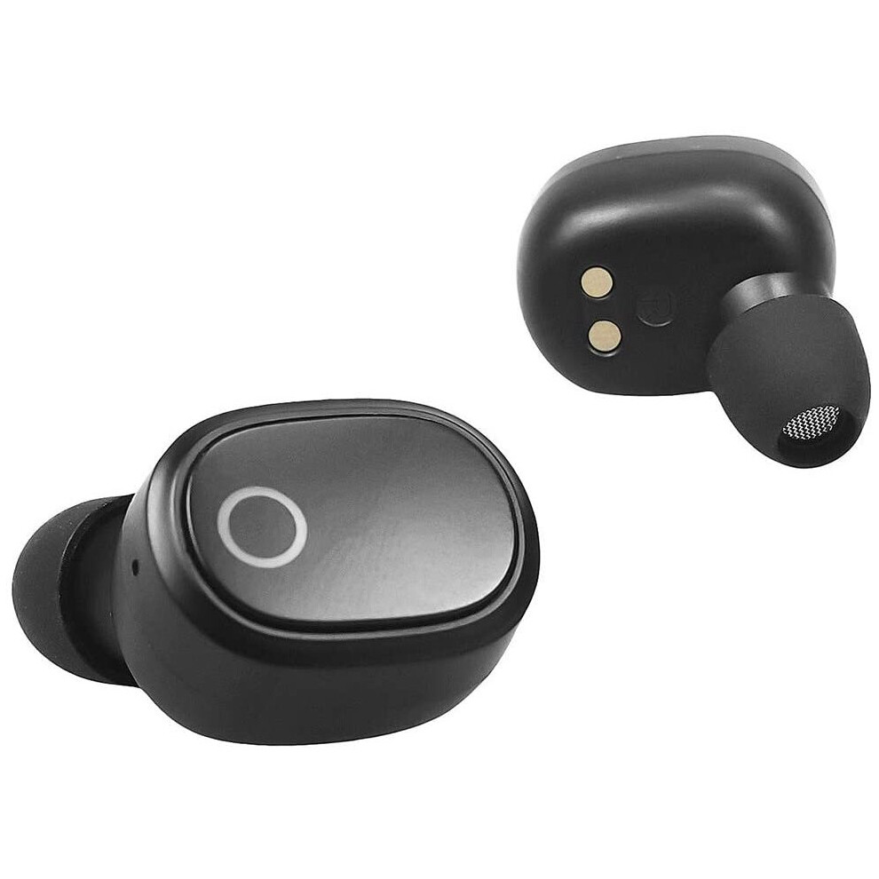 Groov-E Music Buds True Wireless Earphones With Charging Case - Black 5060108296250