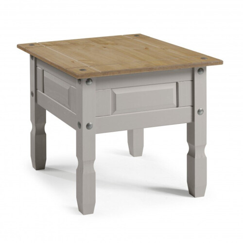 Mercers Furniture Corona Grey Wax Lamp Table Coffee Table Solid Pine Furniture 1