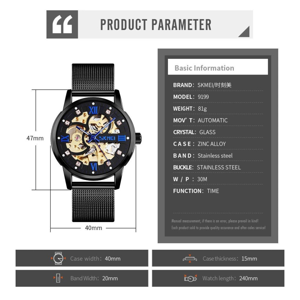 black--skmei-men-s-automatic-movement-skeleton-steampunk-watch-metal-mesh-strap-crystal-markers-sk9199