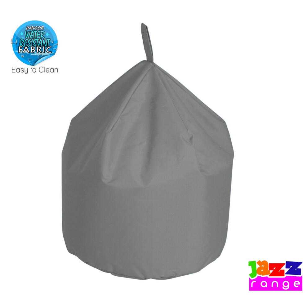 (Grey) Bonkers Jazz Chino Water Resistant Bean Bag Chair