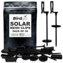 (Pack of 30) Birdgo Solar Panel Mesh Clips