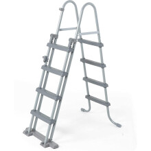 Bestway 4-Step Safety Ladder Pool Ladder Above Ground Pool Ladder Flowclear