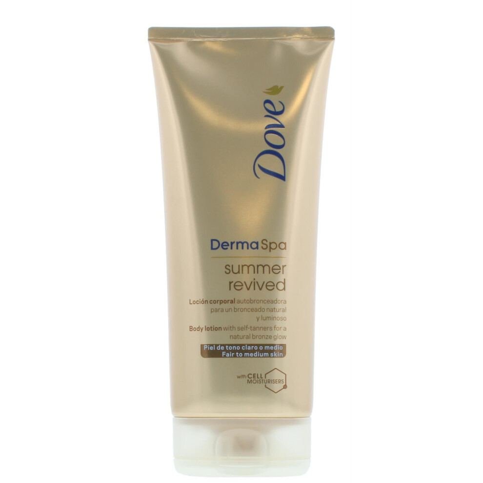 Dove Dermaspa Summer Revived Body Lotion- Fair To Medium Skin