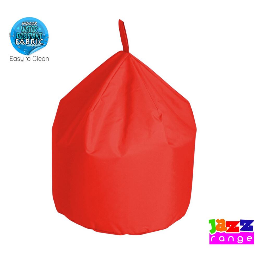 (Red) Bonkers Jazz Chino Water Resistant Bean Bag Chair