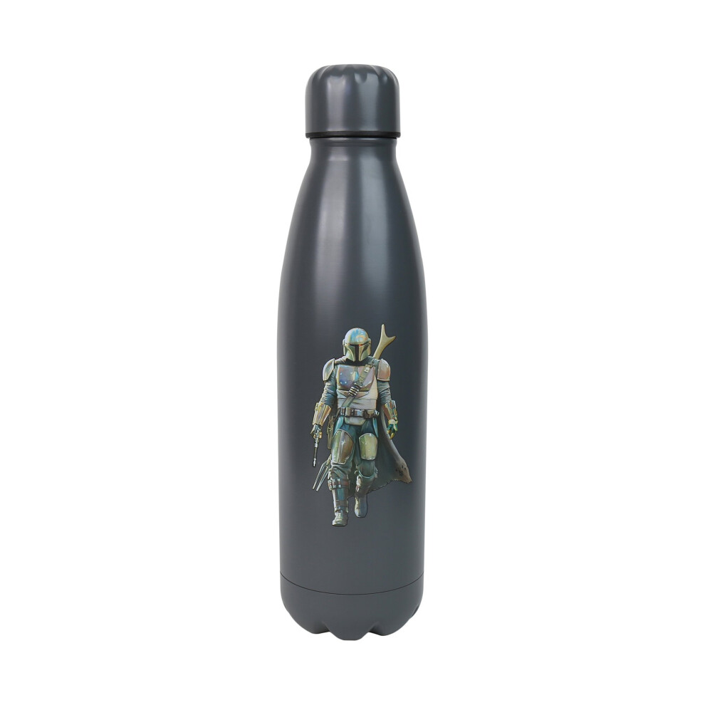 Star Wars Metal Water Bottle - Mandalorian